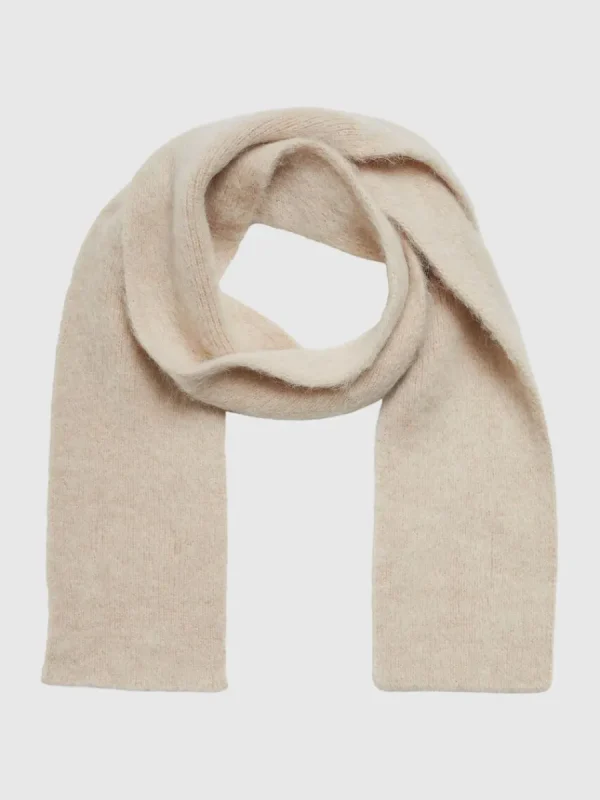 SELECTED RIBBAD HALSDUK Beige Discount