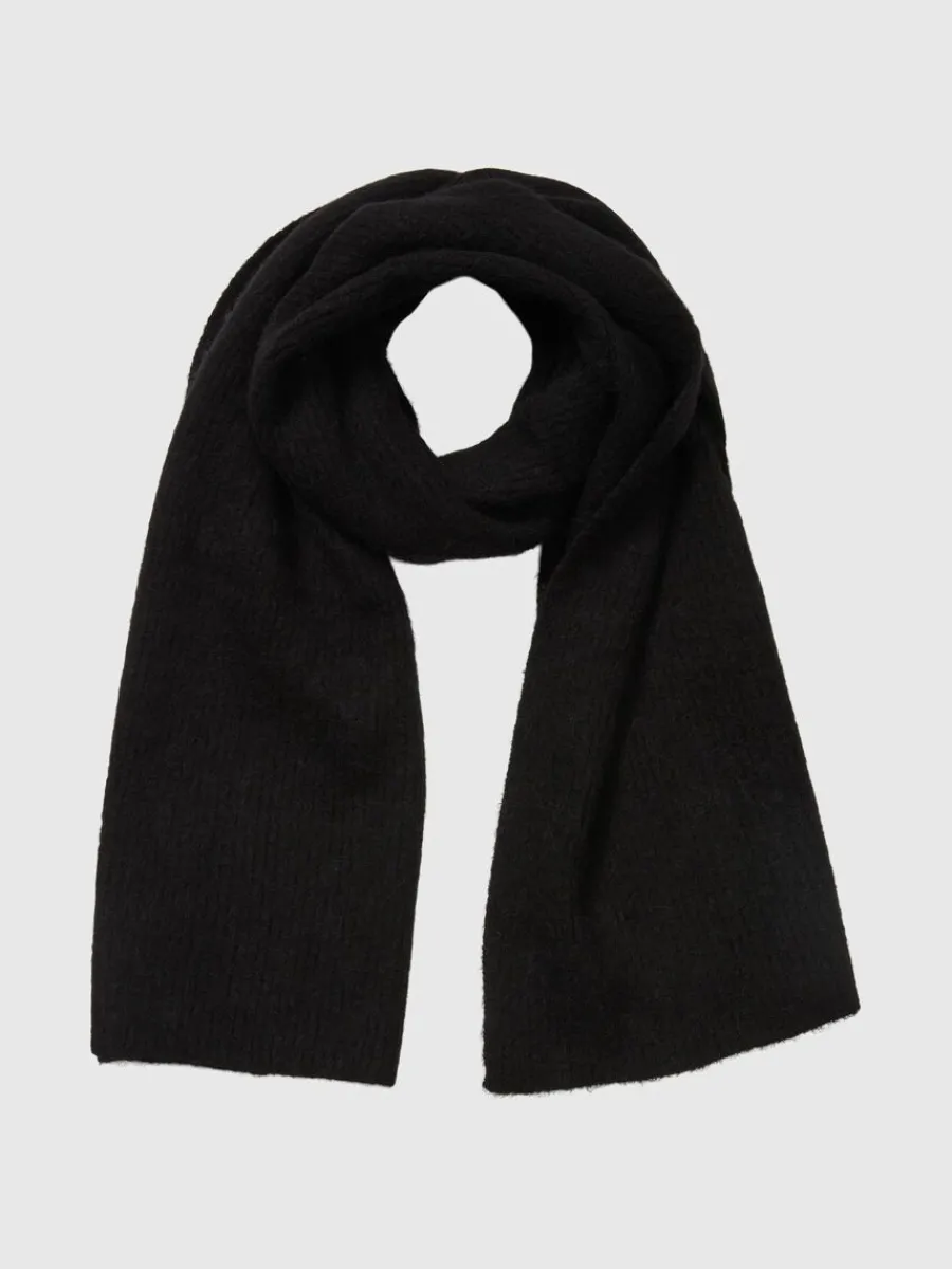 ribbad_halsduk_0-6.webp SELECTED RIBBAD HALSDUK Black Outlet