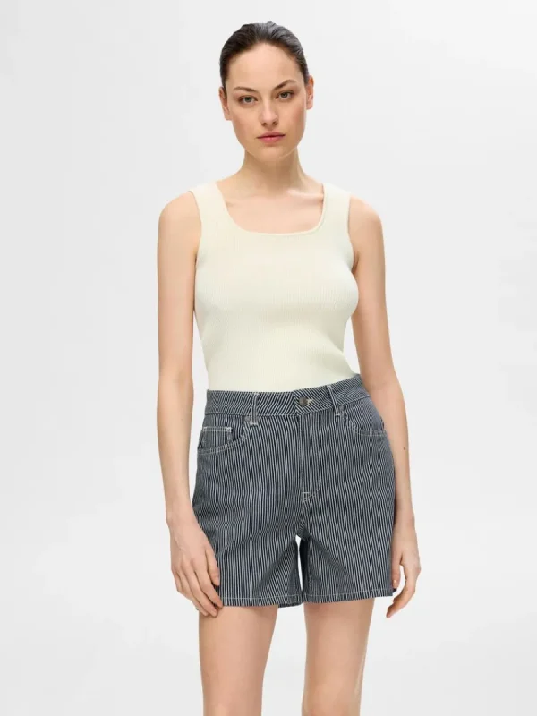 SELECTED RIBBAD LINNE Beige Online