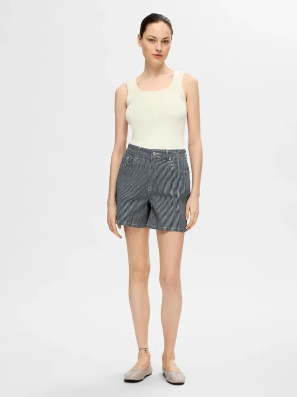 SELECTED RIBBAD LINNE Beige Online