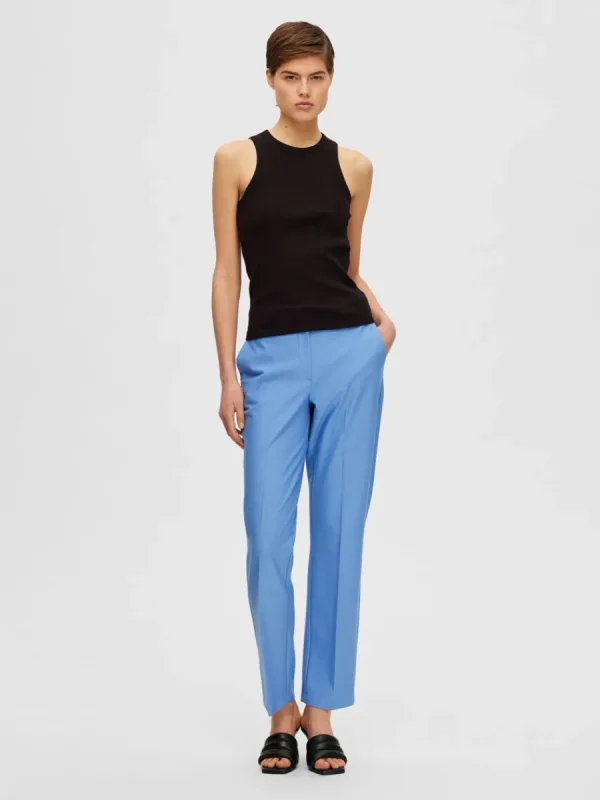 SELECTED RIBBAD LINNE Black Fashion