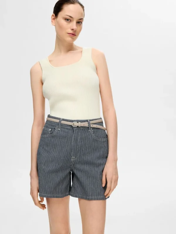 SELECTED RIBBAD LINNE Beige Online
