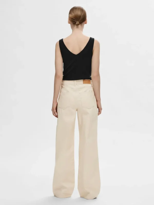 SELECTED RIBBAD LINNE Black Online