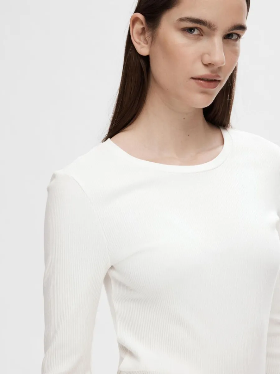 ribbad_lngrmad_topp_3-2.webp SELECTED RIBBAD LÅNGÄRMAD TOPP White New