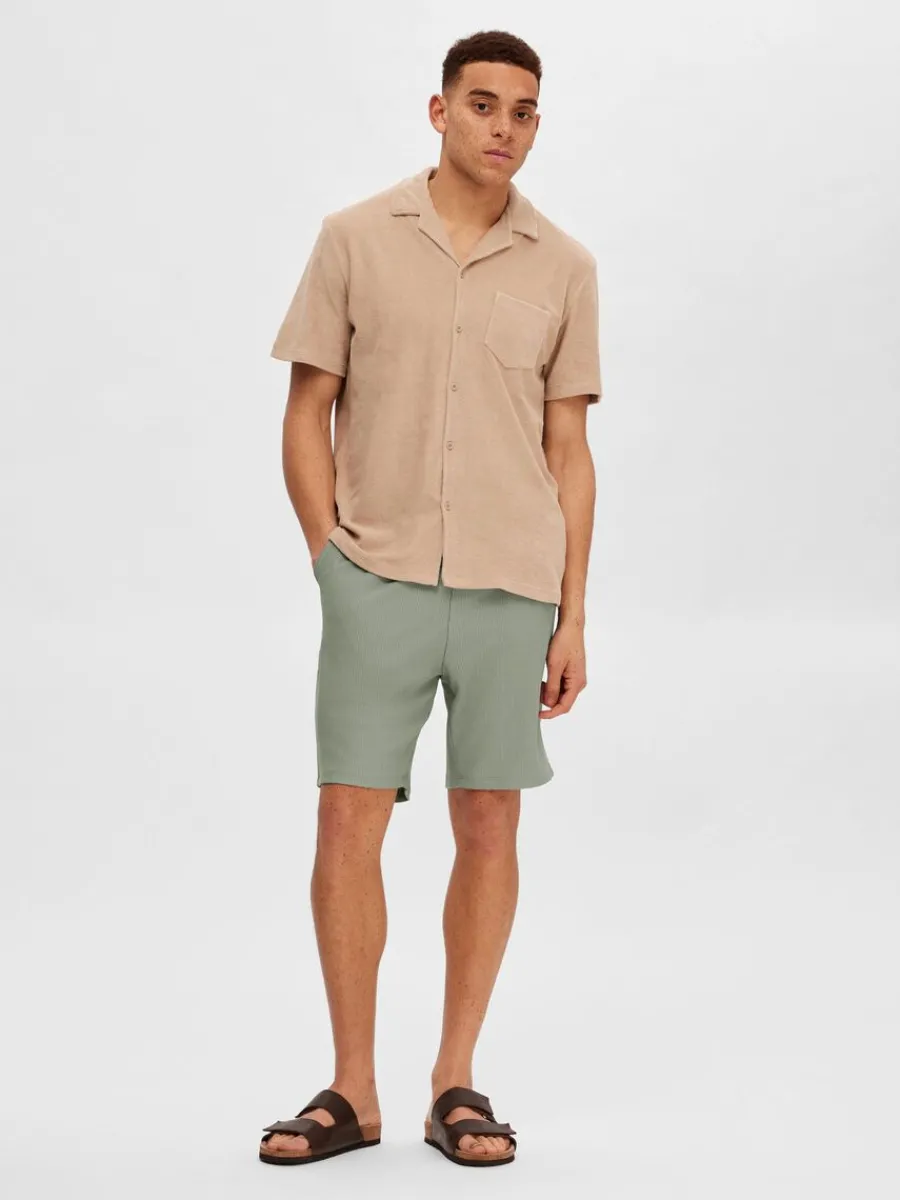 ribbad_shorts_2-1.webp SELECTED RIBBAD SHORTS Green Online