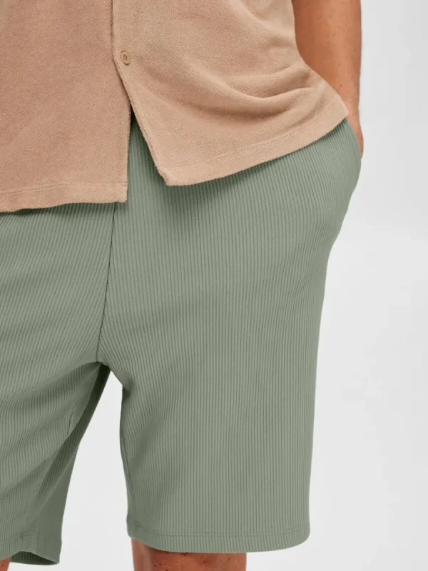 SELECTED RIBBAD SHORTS Green Online
