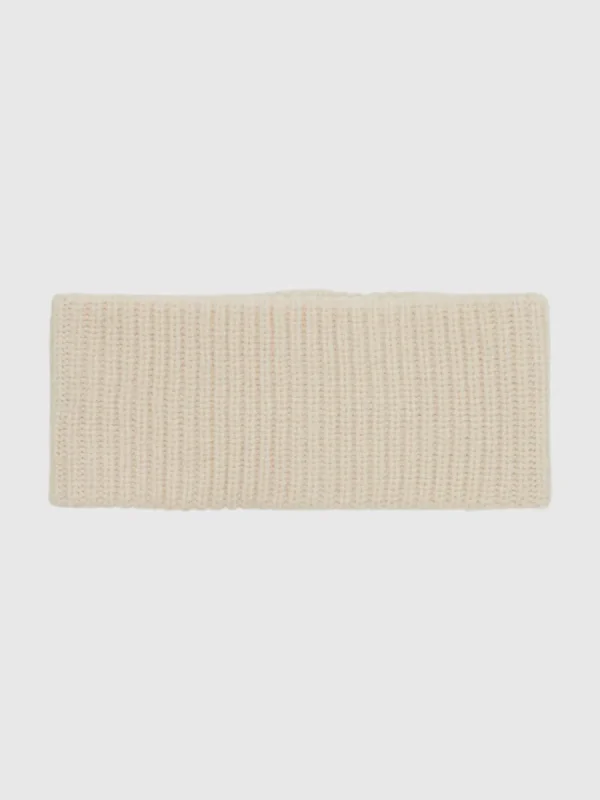 SELECTED RIBBAD STICKAT PANNBAND Beige Shop