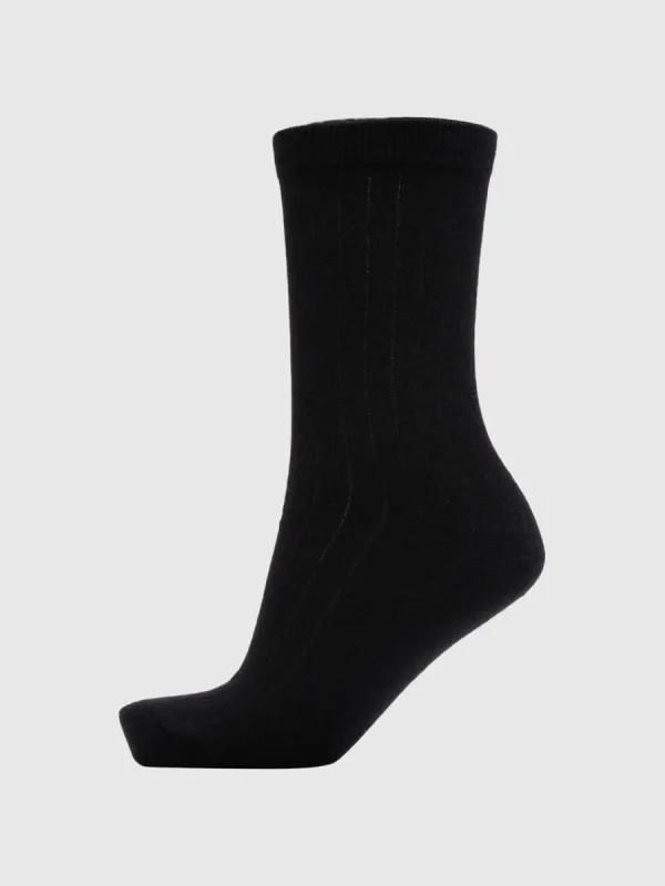 SELECTED RIBBAD STRUMPOR Black Shop