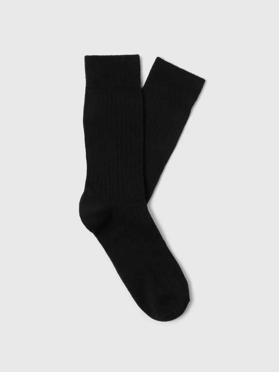ribbad_strumpor_0-6.webp SELECTED RIBBAD STRUMPOR Black Discount