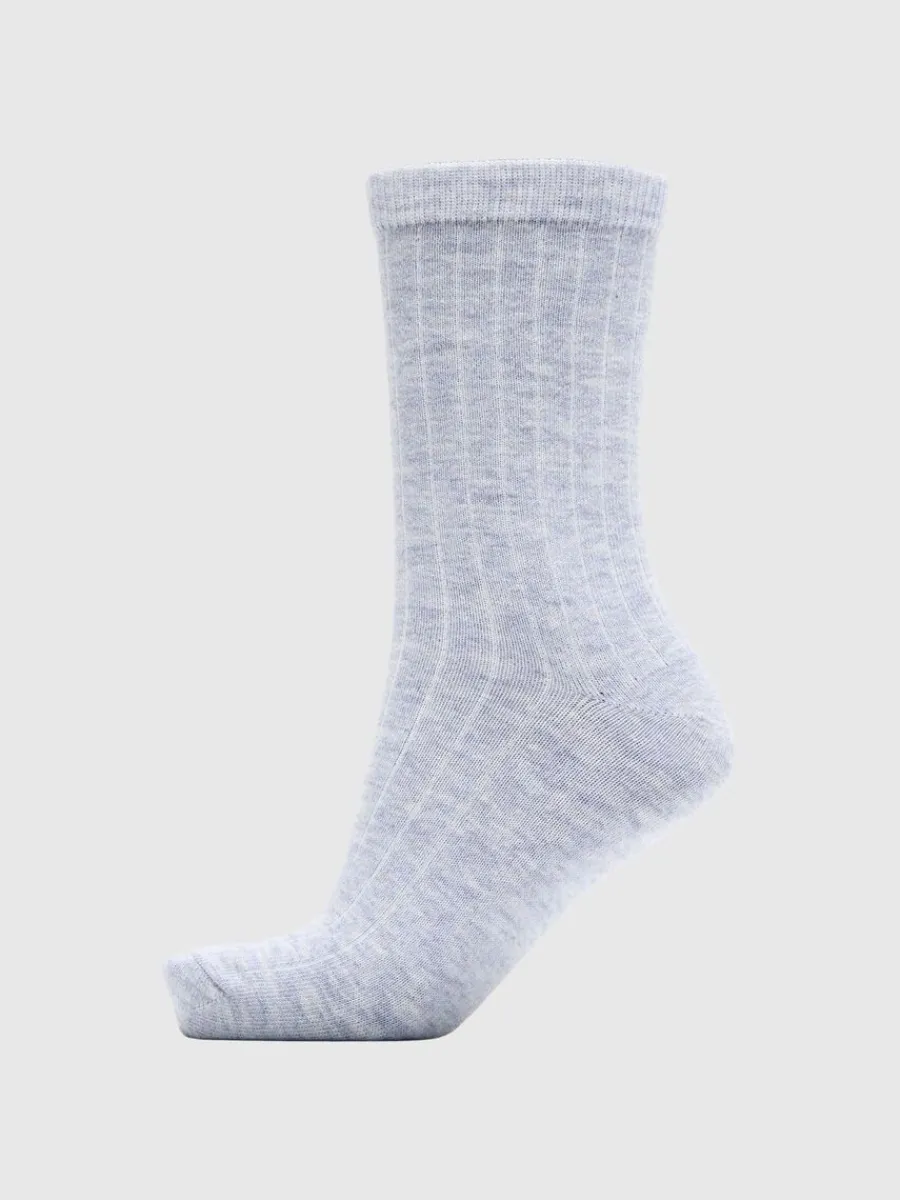 ribbad_strumpor_0.webp SELECTED RIBBAD STRUMPOR Grey Store