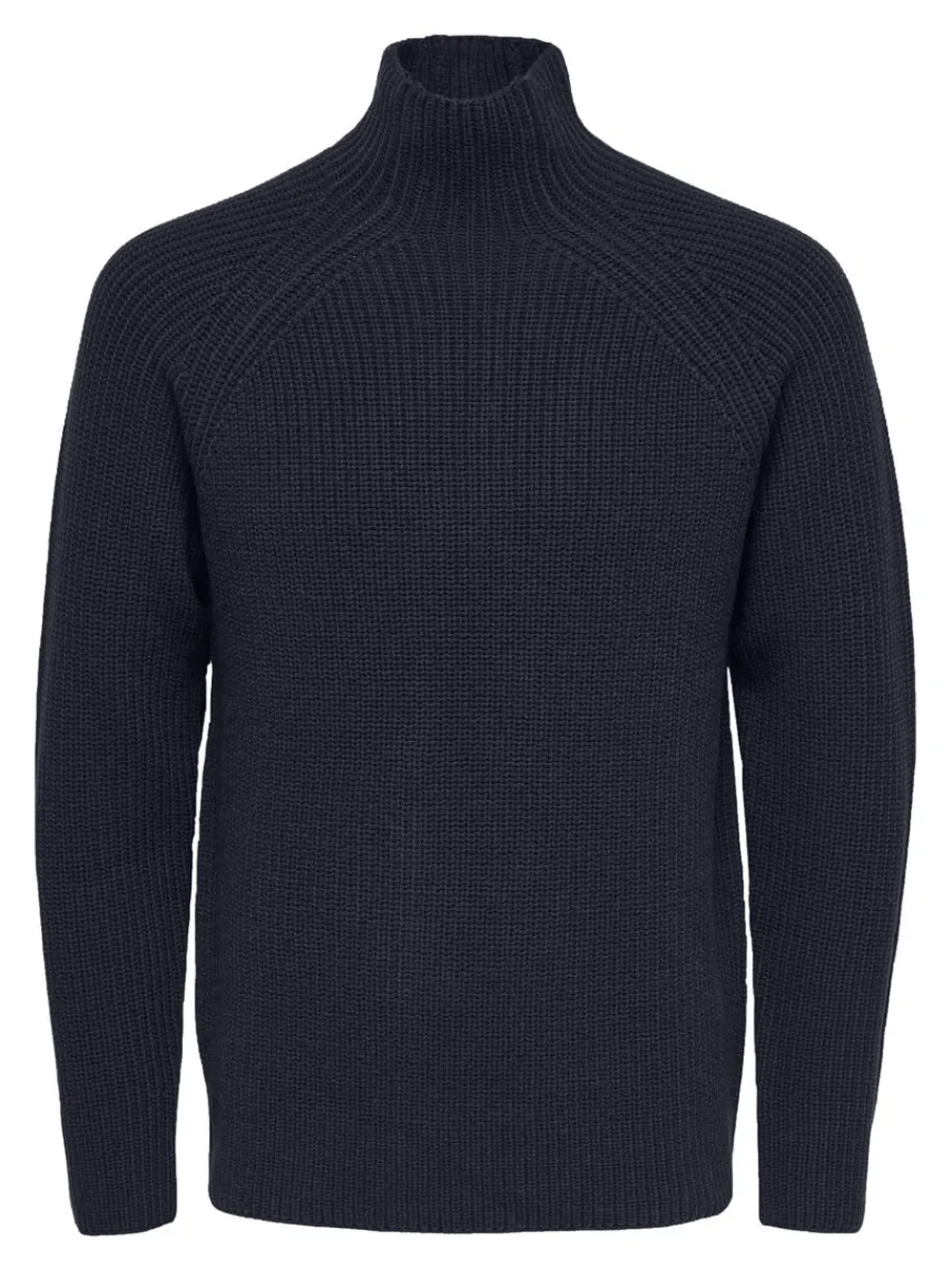 ribbad_trja_4-1.webp SELECTED RIBBAD TRÖJA Blue Cheap