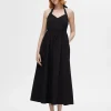 SELECTED ÄRMLÖS HALTERNECKKLÄNNING Black Flash Sale