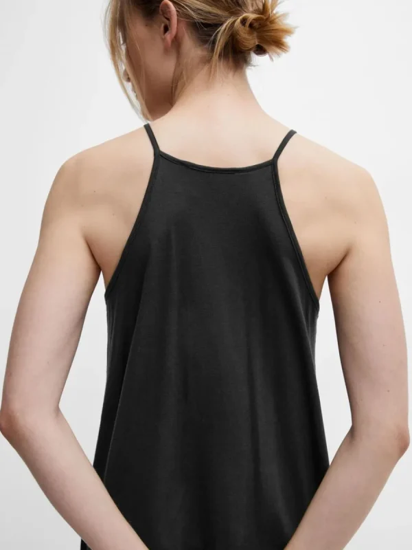 SELECTED ÄRMLÖS MAXIKLÄNNING Black Cheap
