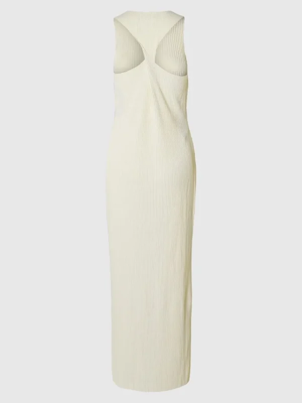 SELECTED ÄRMLÖS MAXIKLÄNNING Beige Store