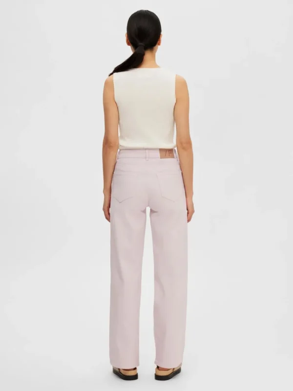 SELECTED ÄRMLÖS STICKAD TOPP Beige Online