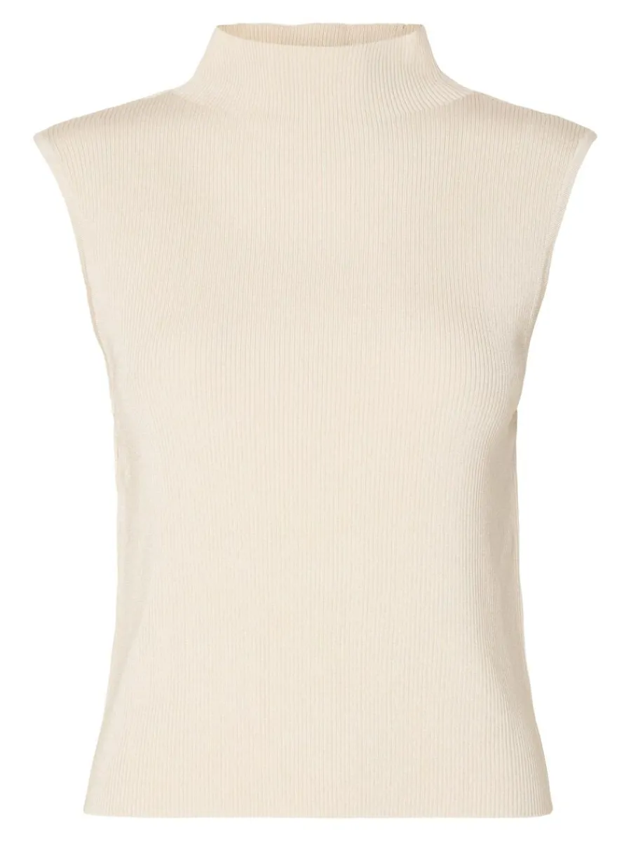 rmls_stickad_topp_5-1.webp SELECTED ÄRMLÖS STICKAD TOPP Beige Flash Sale