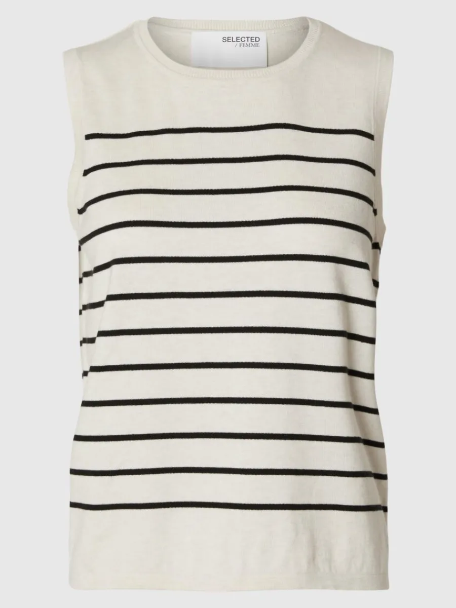 rmls_stickad_topp_5-3.webp SELECTED ÄRMLÖS STICKAD TOPP Beige Store