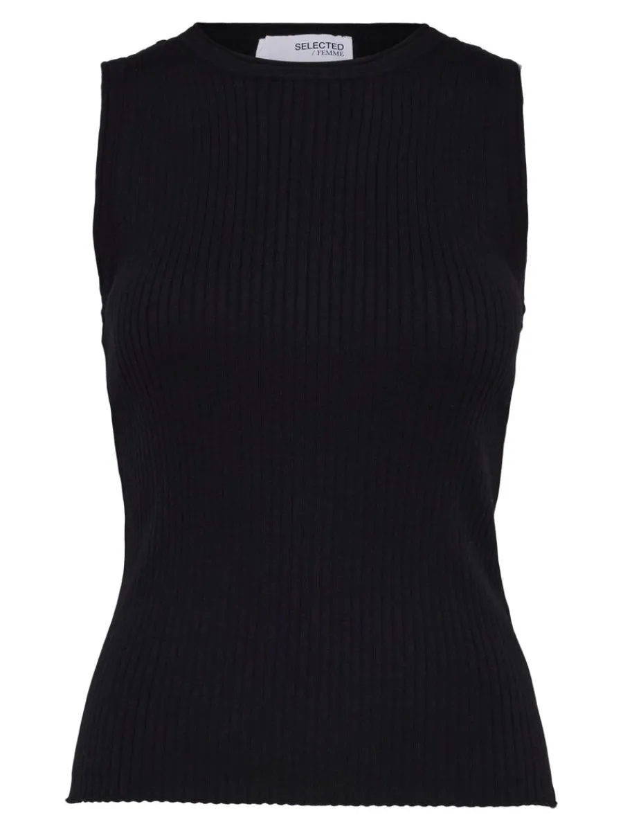 rmls_stickad_topp_5-4.webp SELECTED ÄRMLÖS STICKAD TOPP Black Shop