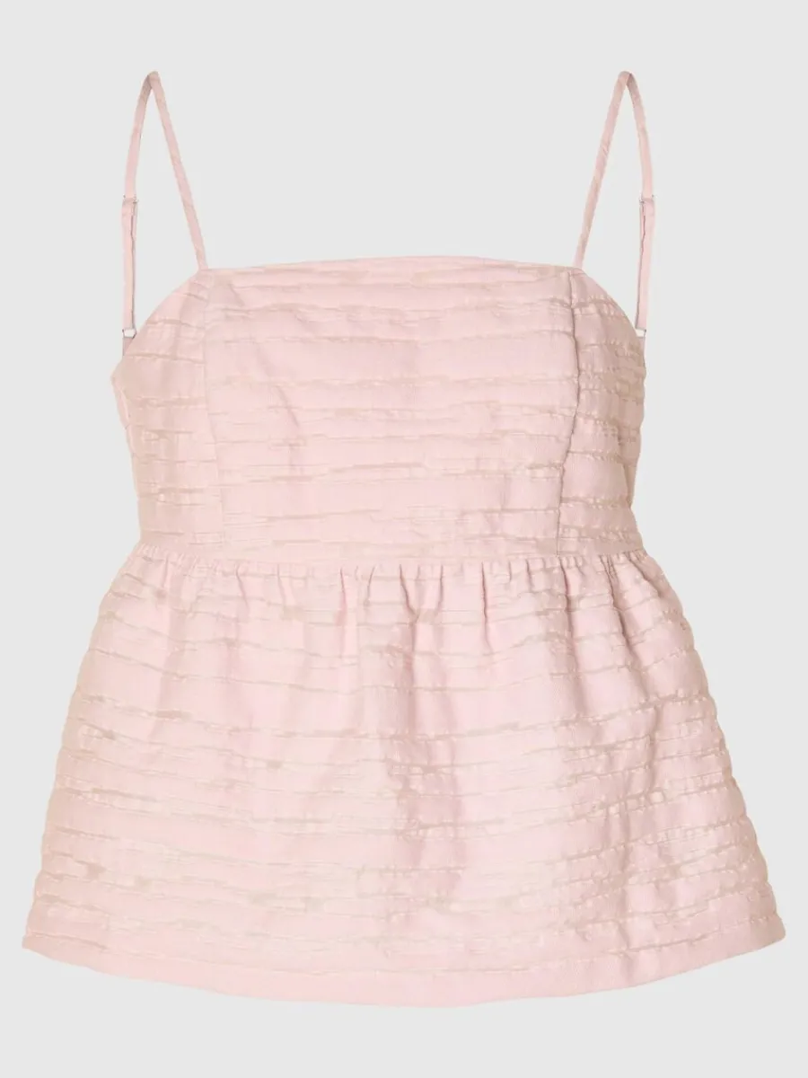 rmls_topp_2.webp SELECTED ÄRMLÖS TOPP Pink Best Sale
