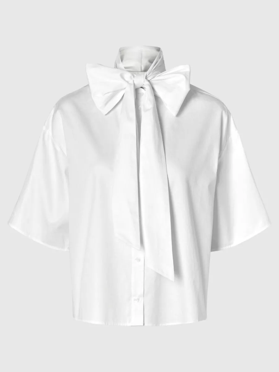 rosett_kortrmad_skjorta_5.webp SELECTED ROSETT KORTÄRMAD SKJORTA White Sale