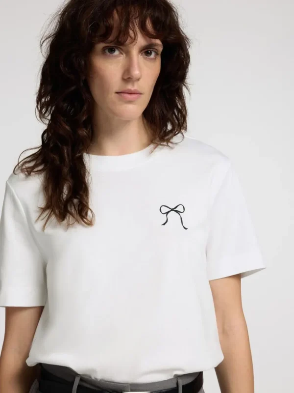 SELECTED ROSETTRYCK T-SHIRT White Shop