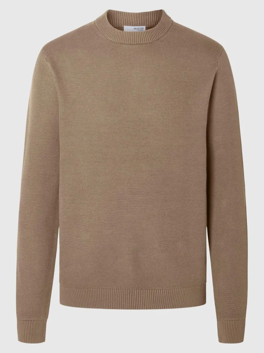 rundringad_trja_4-1.webp SELECTED RUNDRINGAD TRÖJA Brown Best Sale