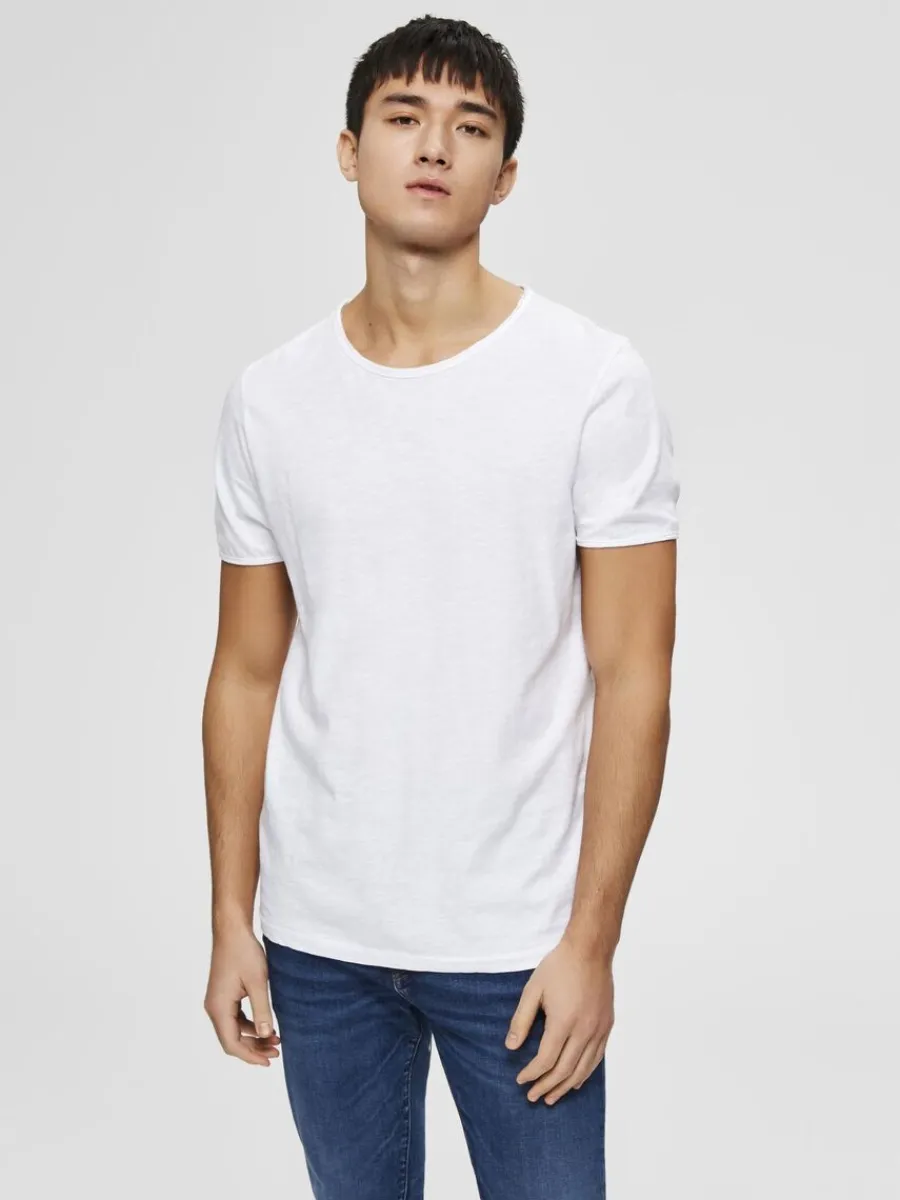 rundringad_tshirt_0.webp SELECTED RUNDRINGAD T-SHIRT White Best Sale