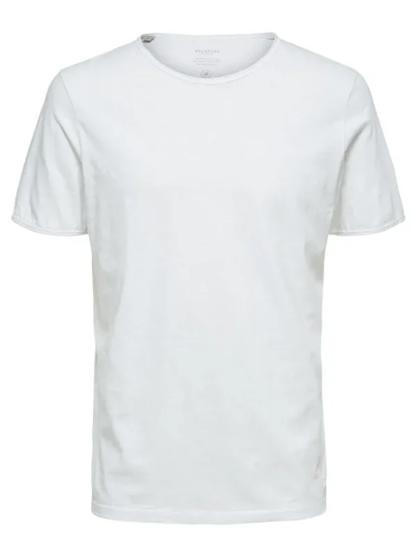 SELECTED RUNDRINGAD T-SHIRT White Best Sale