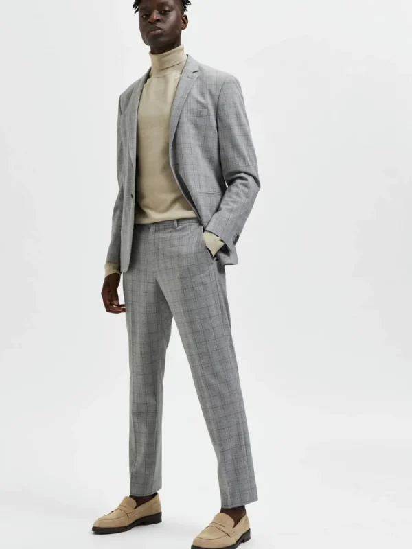 SELECTED RUTIG BYXOR Grey Cheap