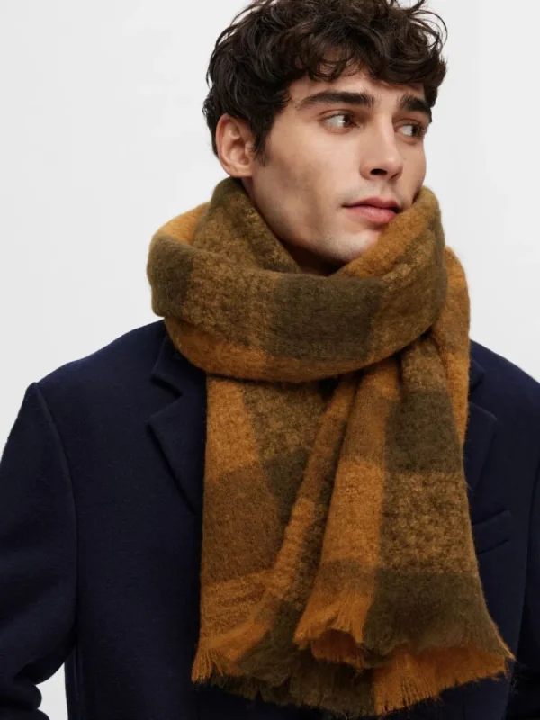 SELECTED RUTIG HALSDUK Brown Online