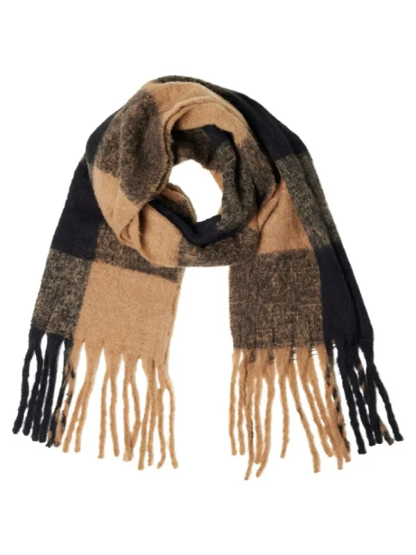 SELECTED RUTIG HALSDUK Brown Best Sale