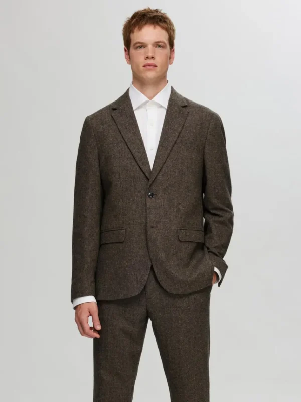 SELECTED RUTIG KAVAJ Brown Cheap
