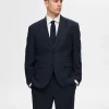 SELECTED RUTIG KAVAJ Blue Flash Sale