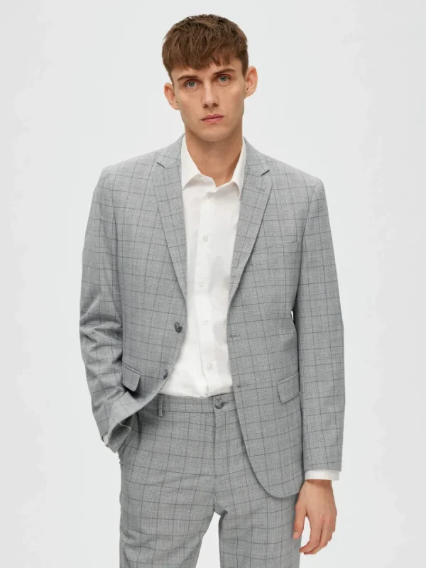 SELECTED RUTIG KAVAJ Grey Cheap