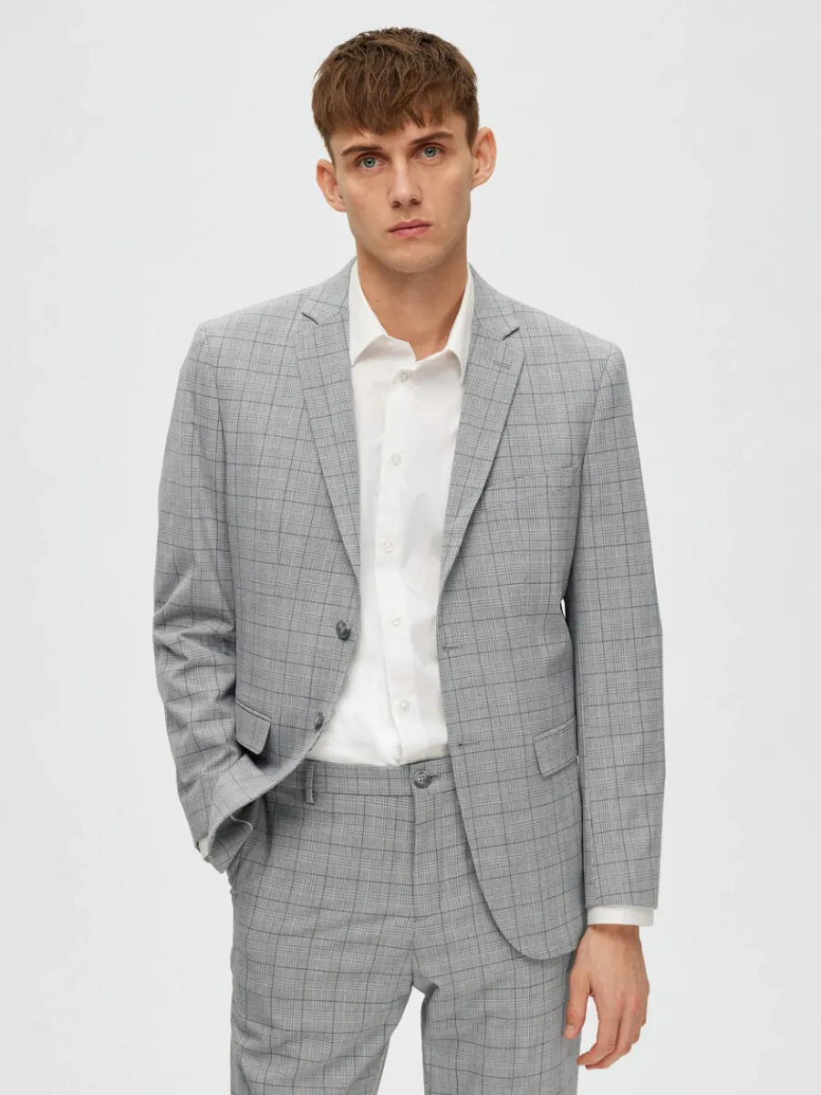 rutig_kavaj_0-5.webp SELECTED RUTIG KAVAJ Grey Cheap