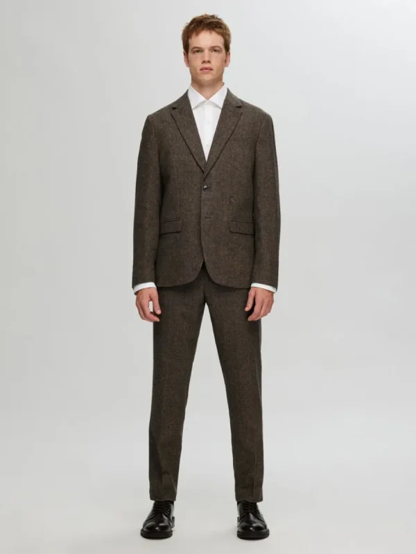 SELECTED RUTIG KAVAJ Brown Cheap