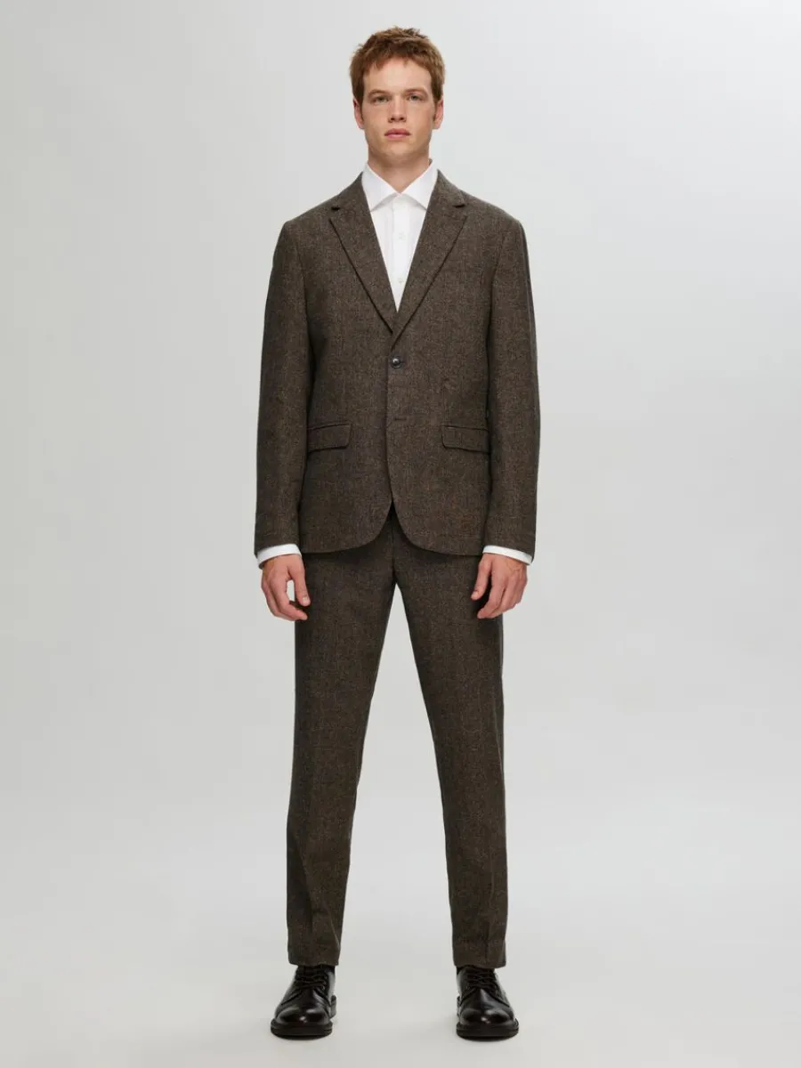 rutig_kavaj_1-1.webp SELECTED RUTIG KAVAJ Brown Cheap