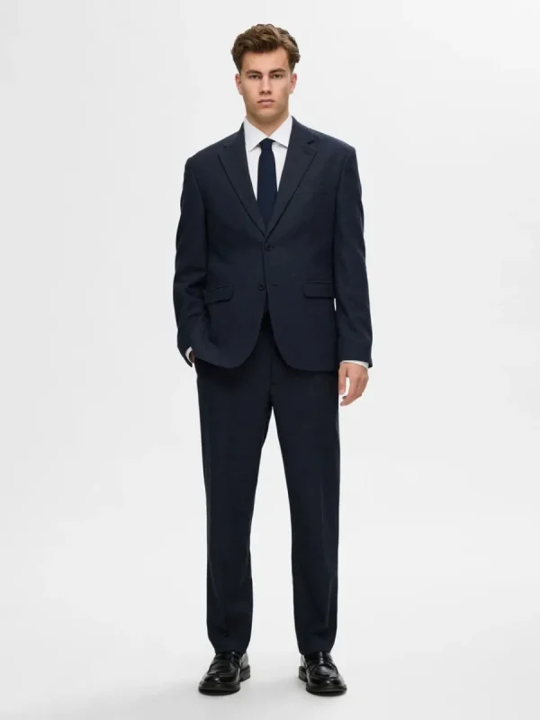 SELECTED RUTIG KAVAJ Blue Flash Sale