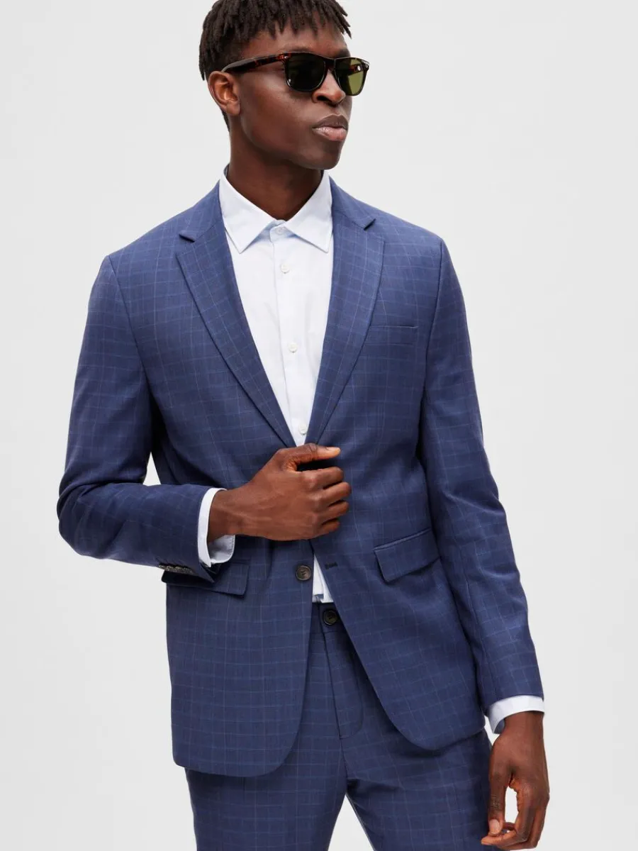 rutig_kavaj_2-3.webp SELECTED RUTIG KAVAJ Blue Best Sale