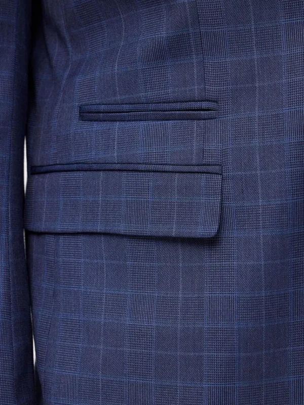 SELECTED RUTIG KAVAJ Blue Best Sale