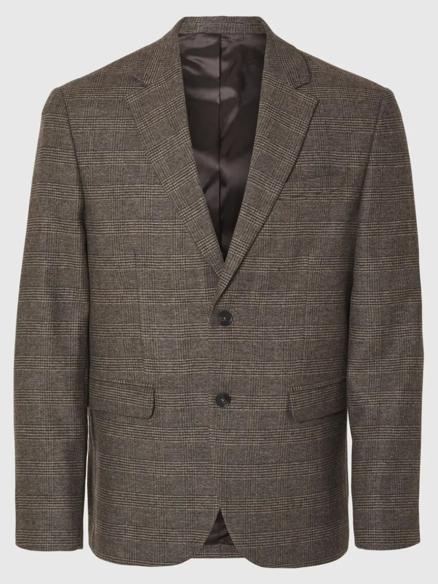 rutig_kavaj_4.webp SELECTED RUTIG KAVAJ Brown Online