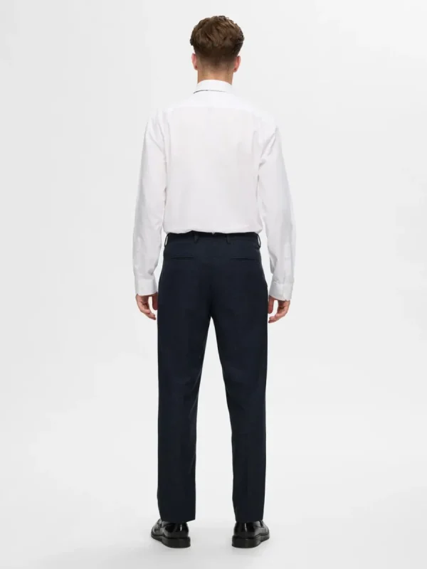 SELECTED RUTIG KOSTYMBYXOR Blue Outlet