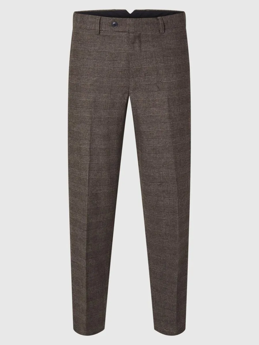 rutig_kostymbyxor_4.webp SELECTED RUTIG KOSTYMBYXOR Brown Fashion