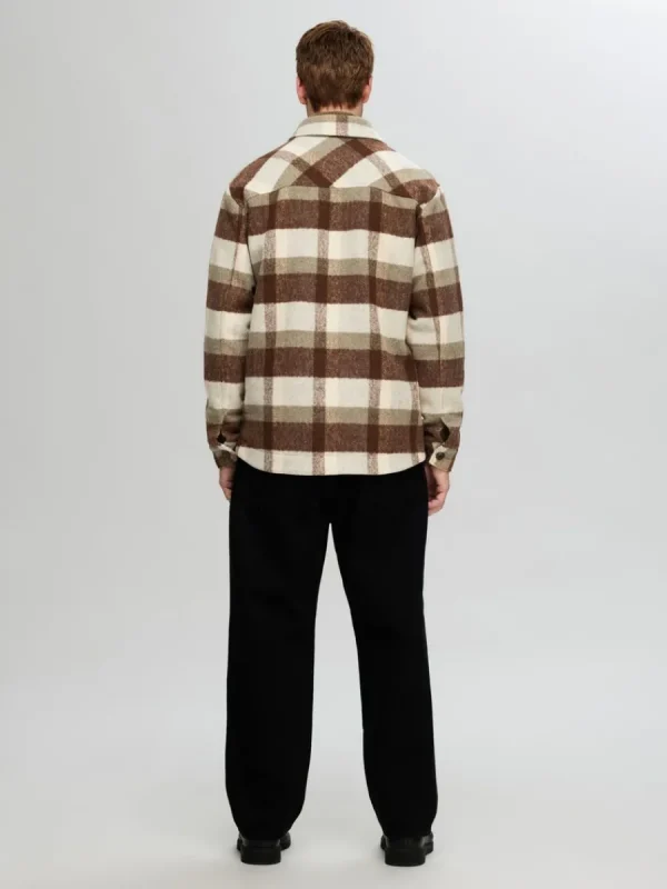 SELECTED RUTIG SHACKET Brown Clearance