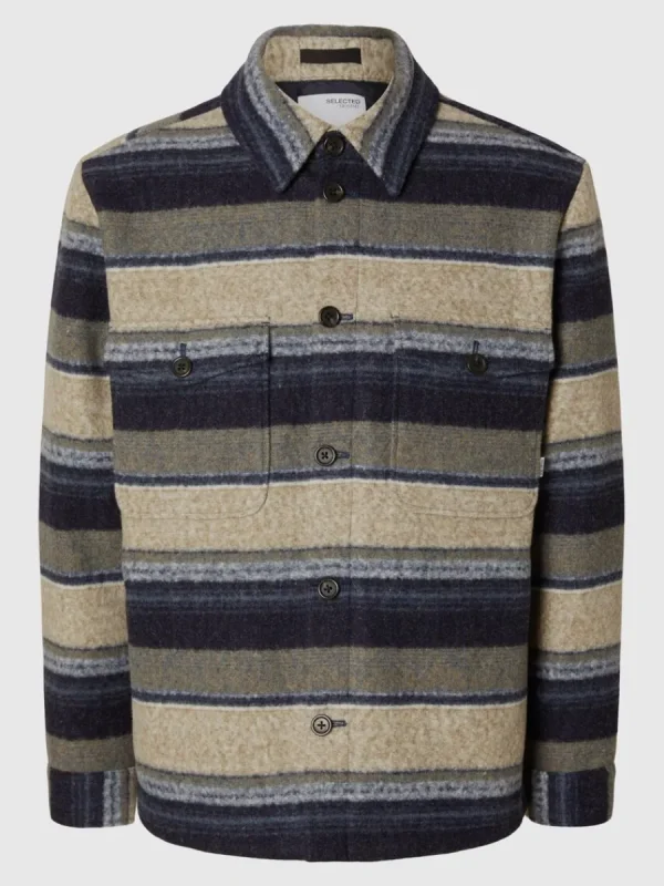 SELECTED RUTIG SHACKET Blue Clearance
