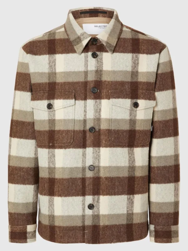 SELECTED RUTIG SHACKET Brown Clearance