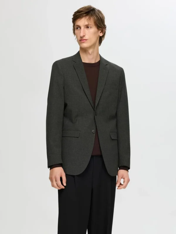 SELECTED RUTIG SLIM FIT KAVAJ Brown Sale