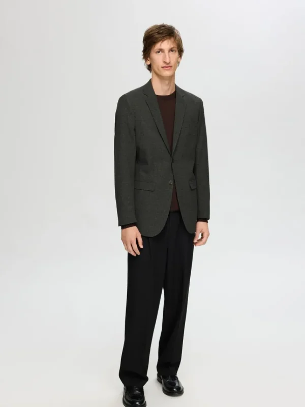 SELECTED RUTIG SLIM FIT KAVAJ Brown Sale