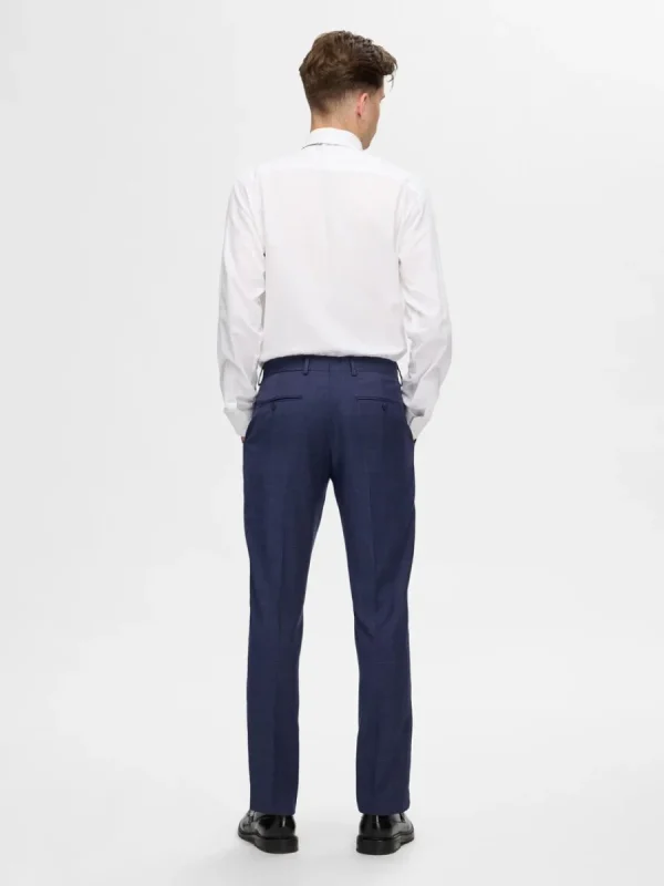 SELECTED RUTIG SLIM FIT KOSTYMBYXOR Blue Online