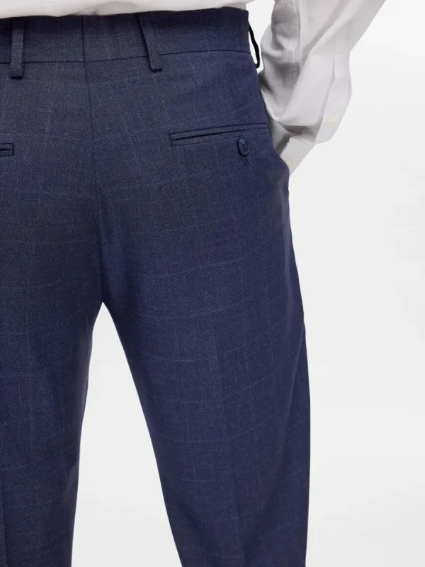 SELECTED RUTIG SLIM FIT KOSTYMBYXOR Blue Online